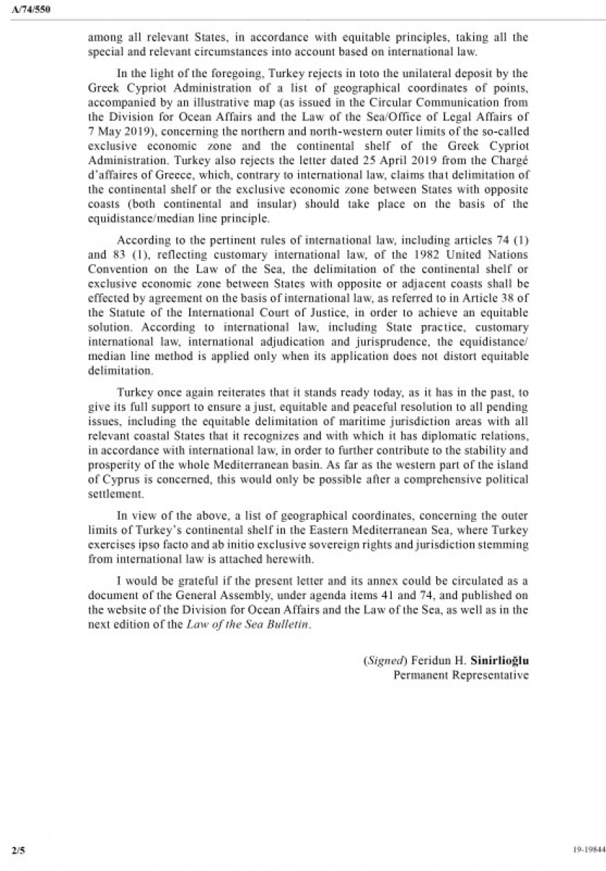 Η Τουρκία έδωσε συντεταγμένες για την «γαλάζια πατρίδα» και κλέβει ελληνική και κυπριακή υφαλοκρηπίδα