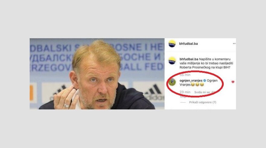 Κι όμως... ο Βράνιες ψήφισε τον εαυτό του για νέο προπονητή της εθνικής Βοσνίας