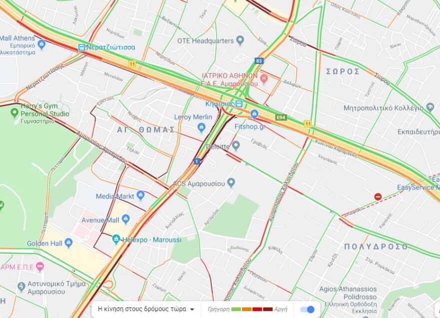 Κίνηση: Απίστευτο μποτιλιάρισμα λόγω Black Friday - Δείτε φωτογραφίες 