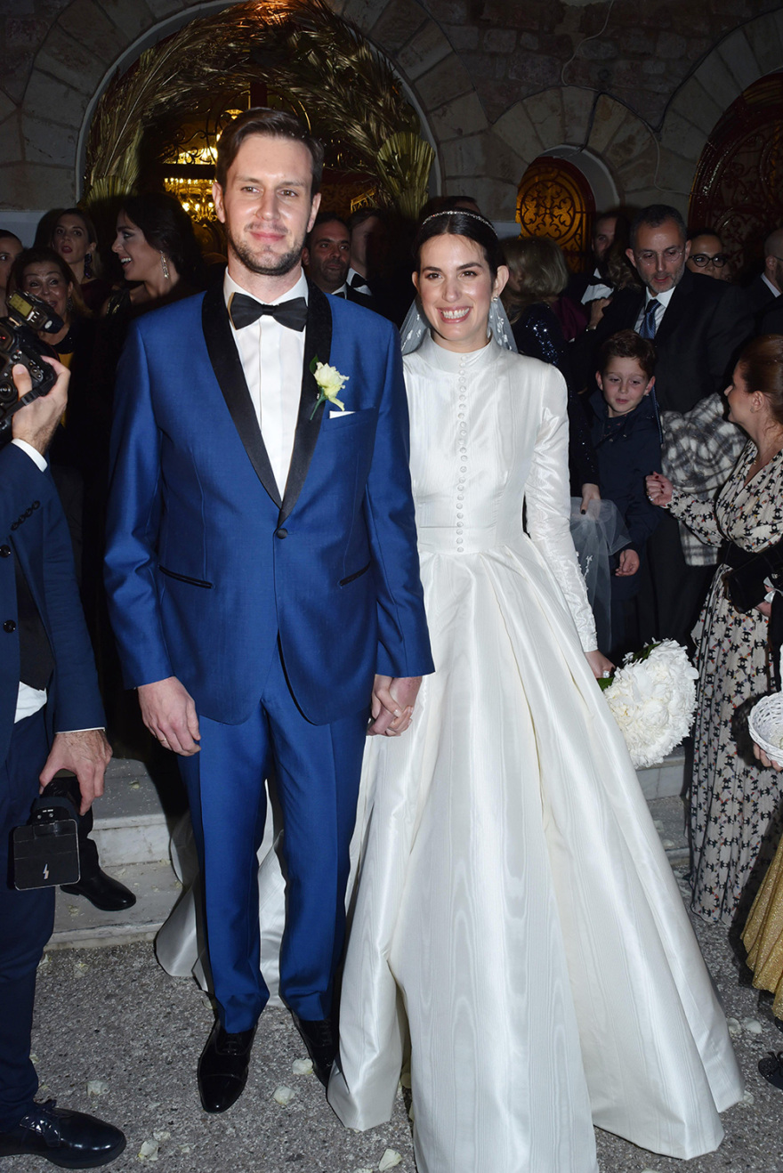 Αναστασία Καίσαρη & Thomas Percy: Ο λαμπερός γάμος του ζευγαριού χθες βράδυ στην Αθήνα