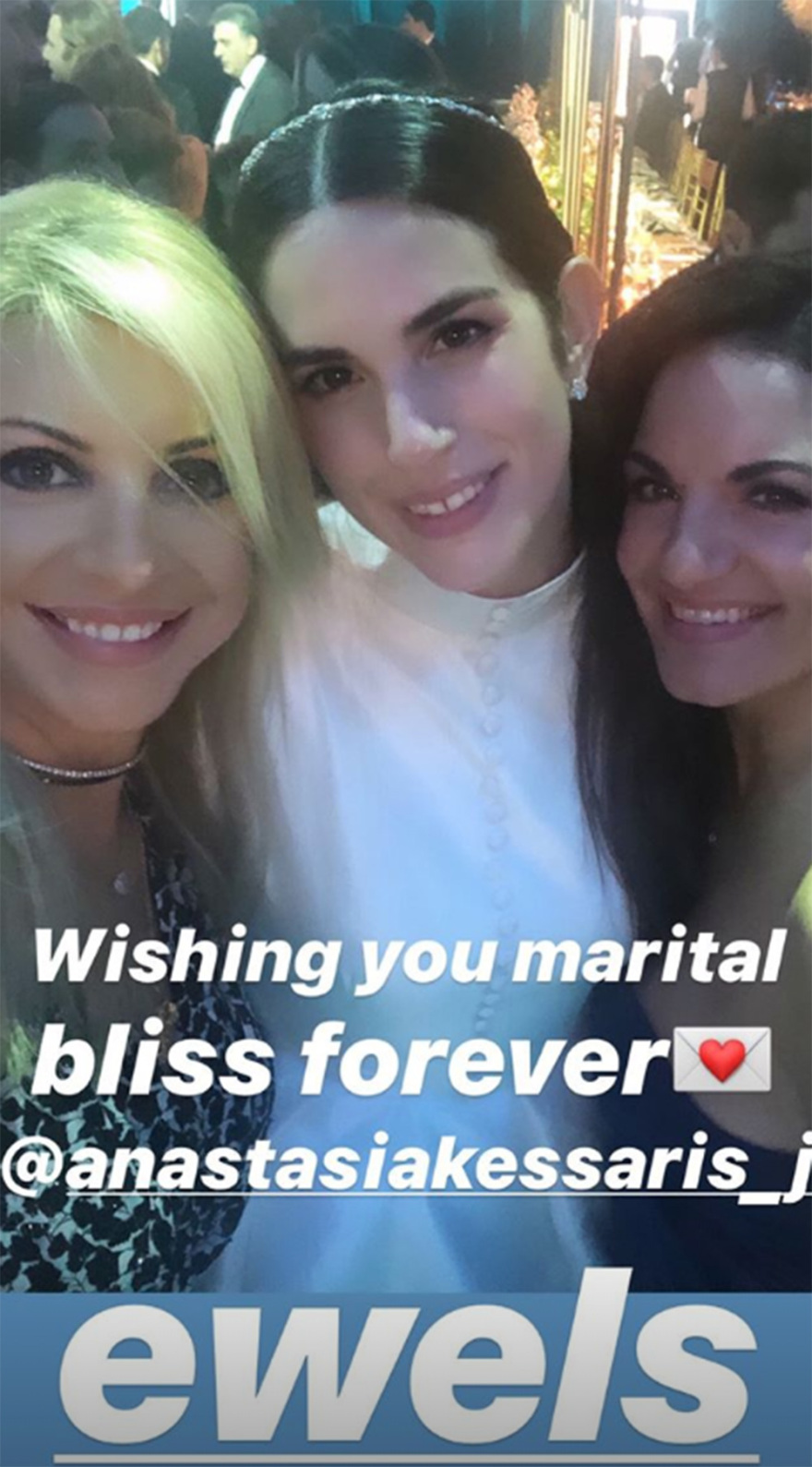 Αναστασία Καίσαρη & Thomas Percy: Ο λαμπερός γάμος του ζευγαριού χθες βράδυ στην Αθήνα