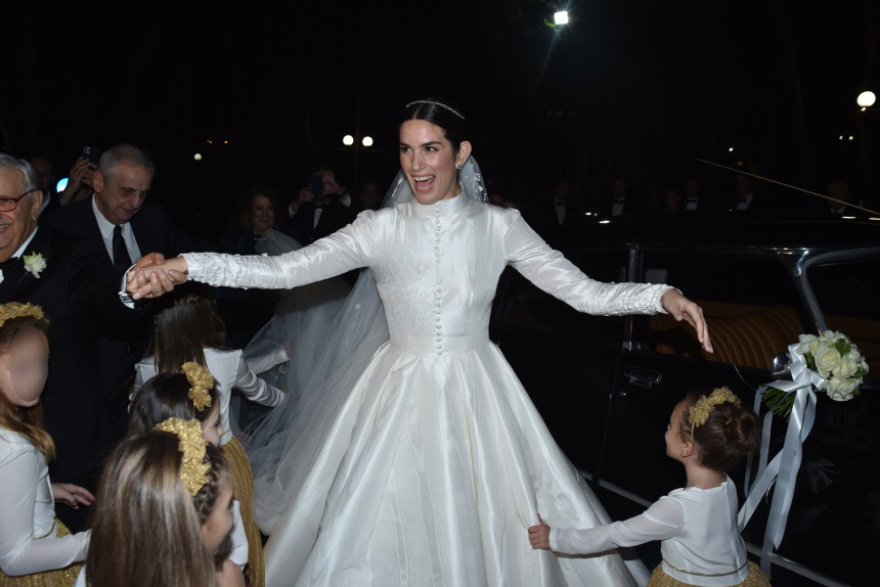 Αναστασία Καίσαρη & Thomas Percy: Ο λαμπερός γάμος του ζευγαριού χθες βράδυ στην Αθήνα