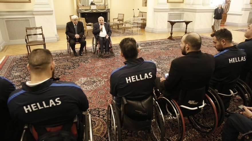 Παυλόπουλος στους αθλητές με αναπηρία: «Αποτελείτε παράδειγμα για όλους»