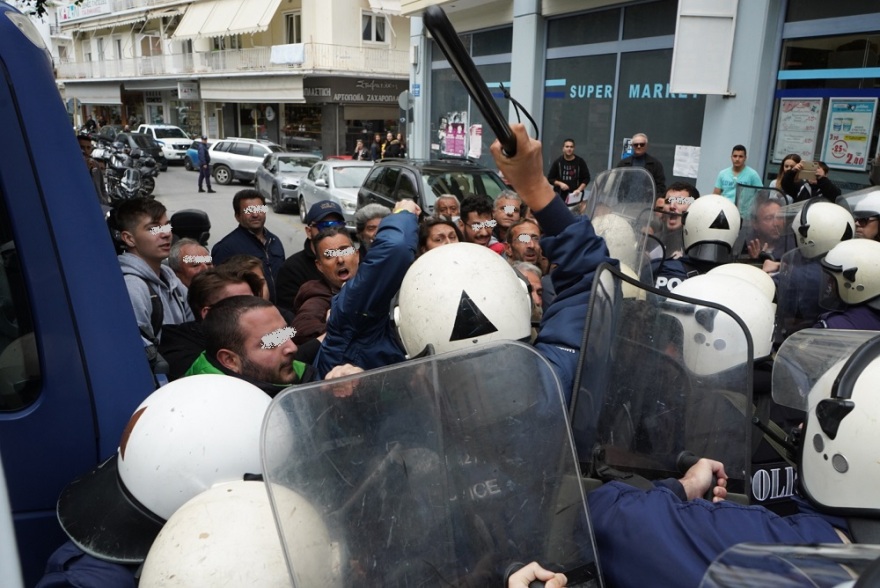 Επεισόδια στο Ηράκλειο Κρήτης: Ένταση και δακρυγόνα στο κέντρο της πόλης