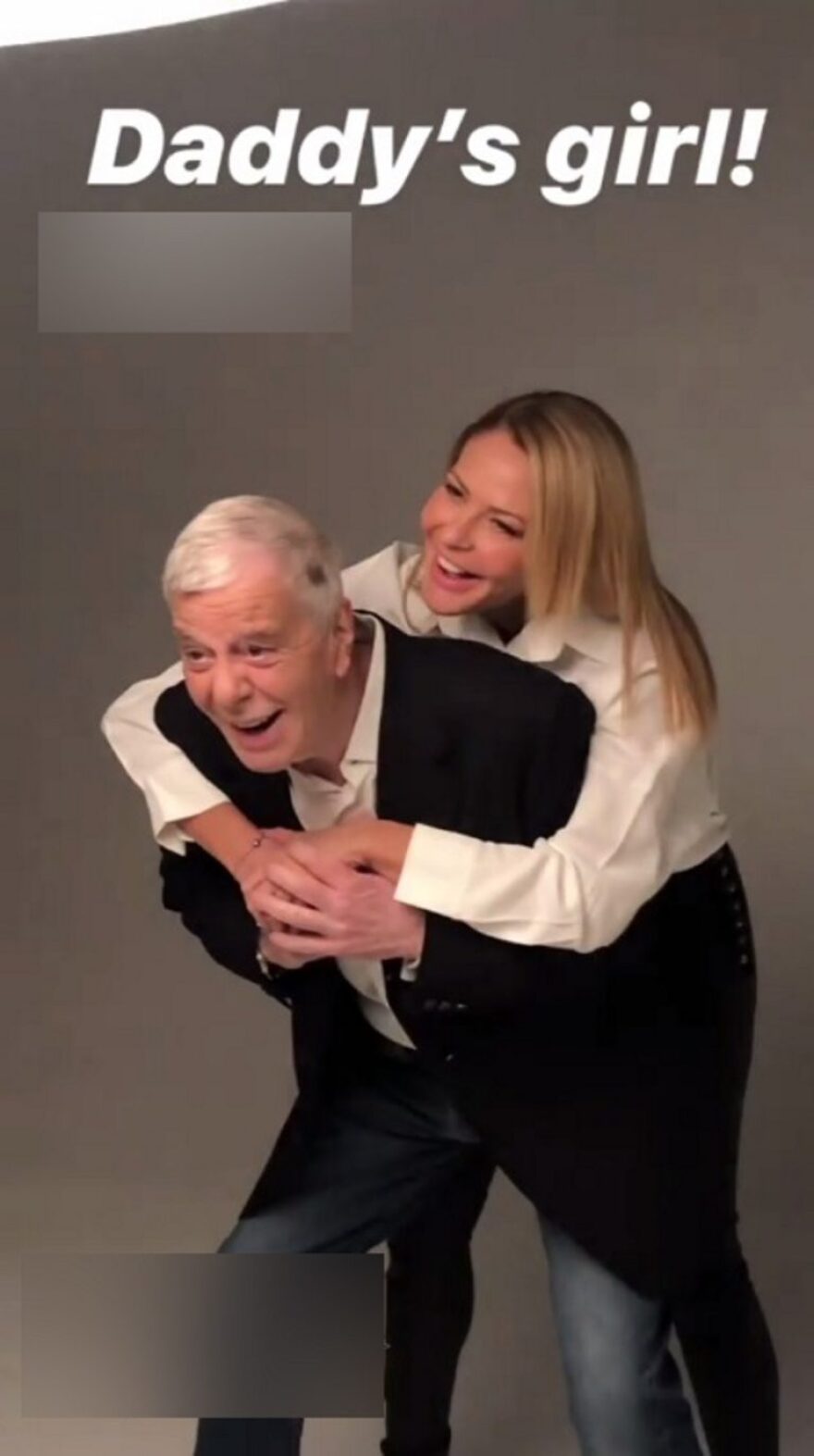 Η Τζένη Μπαλατσινού είναι το κορίτσι του μπαμπά