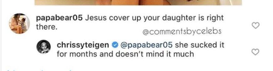 H Κρίσι Τέιγκεν δέχεται επικρίσεις για τις αναρτήσεις της