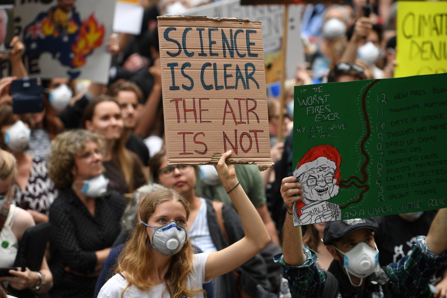 Αυστραλία: 20.000 άνθρωποι διαδήλωσαν για την κλιματική αλλαγή 