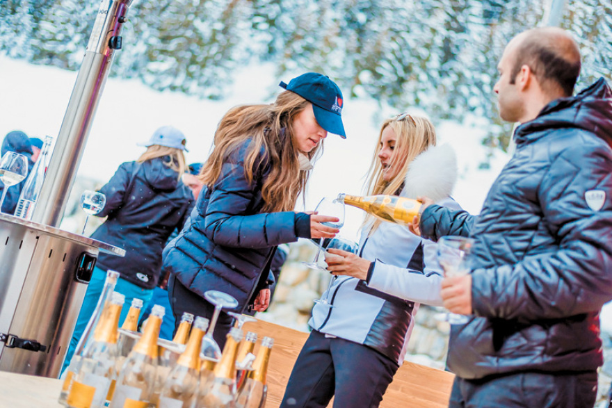 Λουκέτο στο Nammos της Κουρσεβέλ