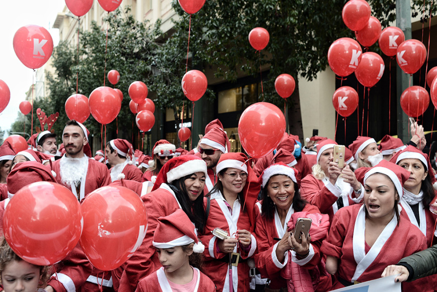 Κυκλοφοριακές ρυθμίσεις στο κέντρο της Αθήνας λόγω του 6ου Santa Run