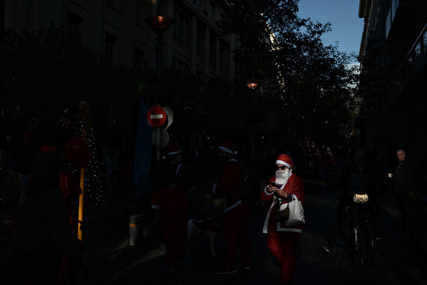 Κυκλοφοριακές ρυθμίσεις στο κέντρο της Αθήνας λόγω του 6ου Santa Run