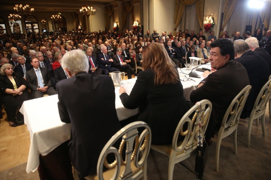 Κύκλος Ιδεών: Μπακογιάννη και Βενιζέλος ζήτησαν άμεση οριοθέτηση υφαλοκρηπίδας και ΑΟΖ με Αίγυπτο και Ιταλία