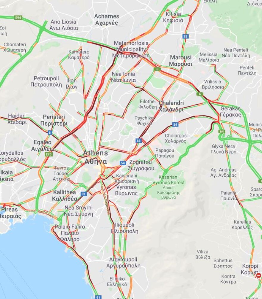 Κίνηση: Ταλαιπωρία και οργή στους δρόμους από την ξαφνική στάση εργασίας του Μετρό