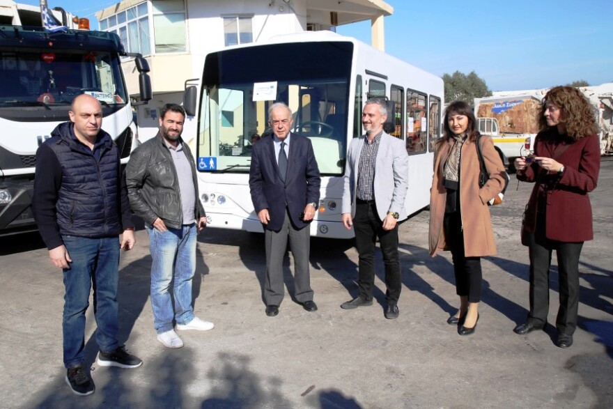 Ηράκλειο: Το πρώτο ηλεκτροκίνητο λεωφορείο είναι ήδη στο αμαξοστάσιο 