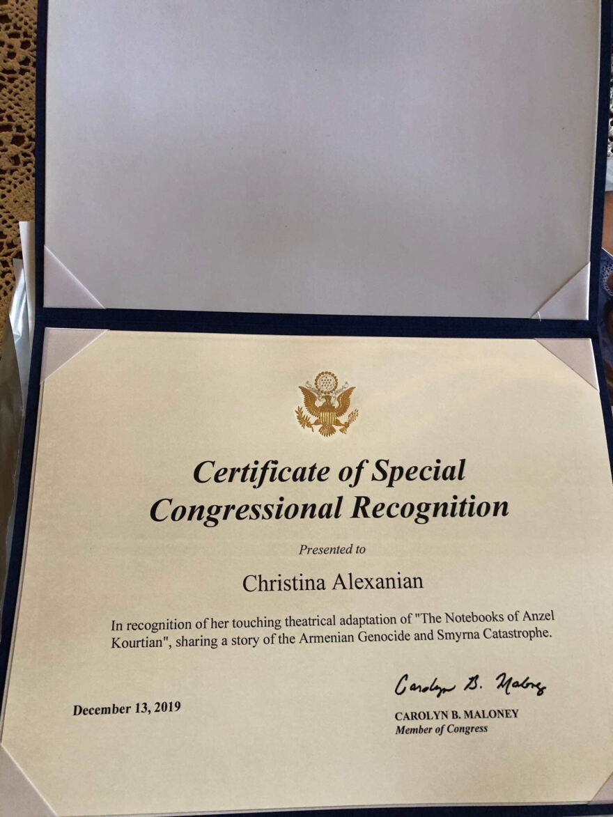 Νέα Υόρκη: Η βουλευτής Κάρολιν Μαλόνι τίμησε τη Χριστίνα Αλεξανιάν  
