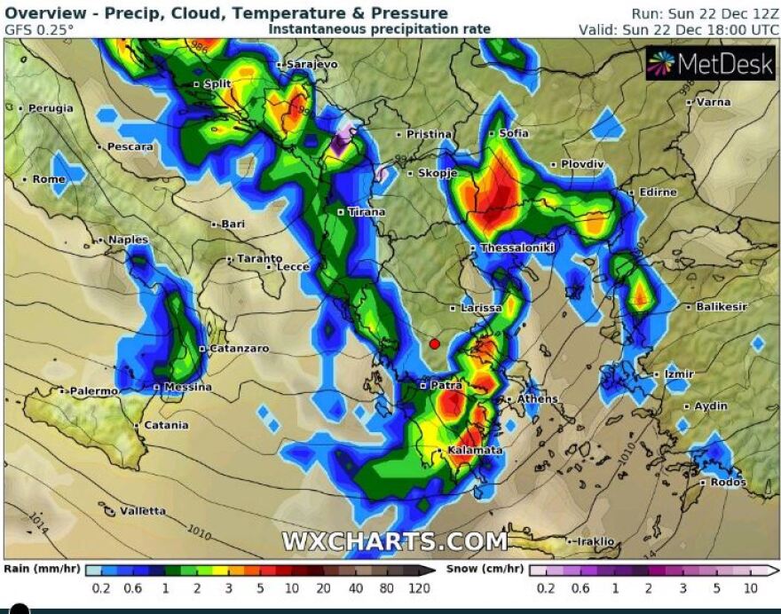 Καιρός - Έκτακτο δελτίο επιδείνωσης: «Πνίγηκε» από τη βροχή η Ήπειρος, προβλήματα και στην Κρήτη 