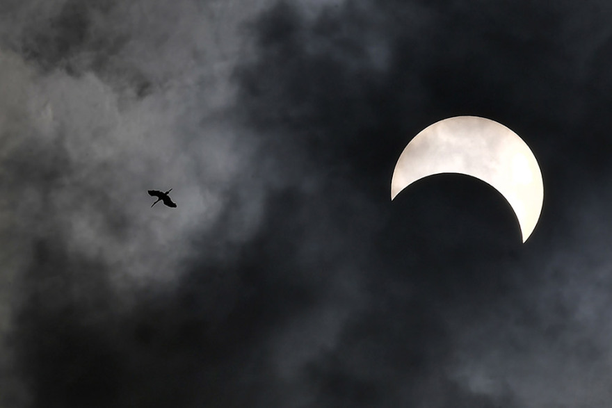 Εντυπωσιακές εικόνες: Δείτε την τελευταία έκλειψη για το 2019