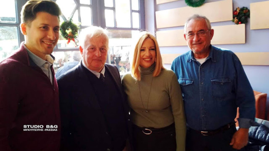 Στο Ναύπλιο με φίλους και συγγενείς πέρασε τα Χριστούγεννα η Φώφη Γεννηματά