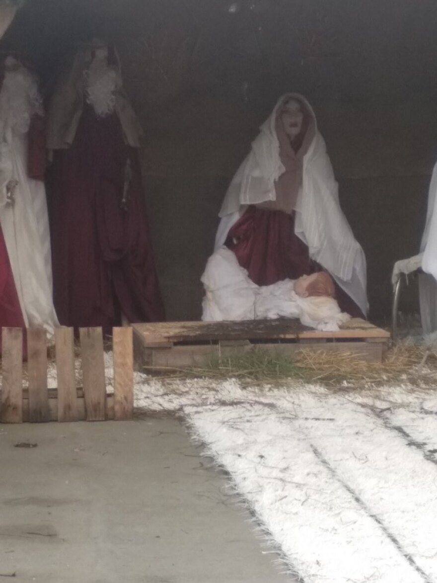 Ηράκλειο: Έκλεψαν το... άχυρο από τη φάτνη των Χριστουγέννων!