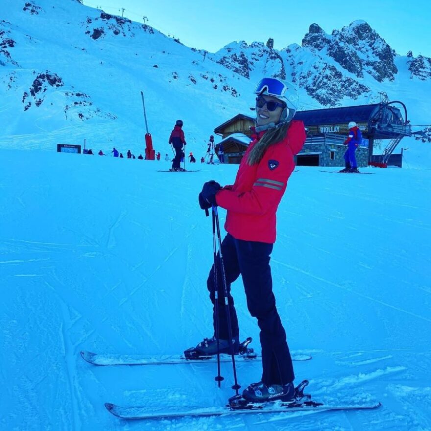  Μαριέττα Χρουσαλά & Λέων Πατίτσας: Με χιονοπέδιλα στις Γαλλικές Άλπεις καλωσόρισαν το 2020