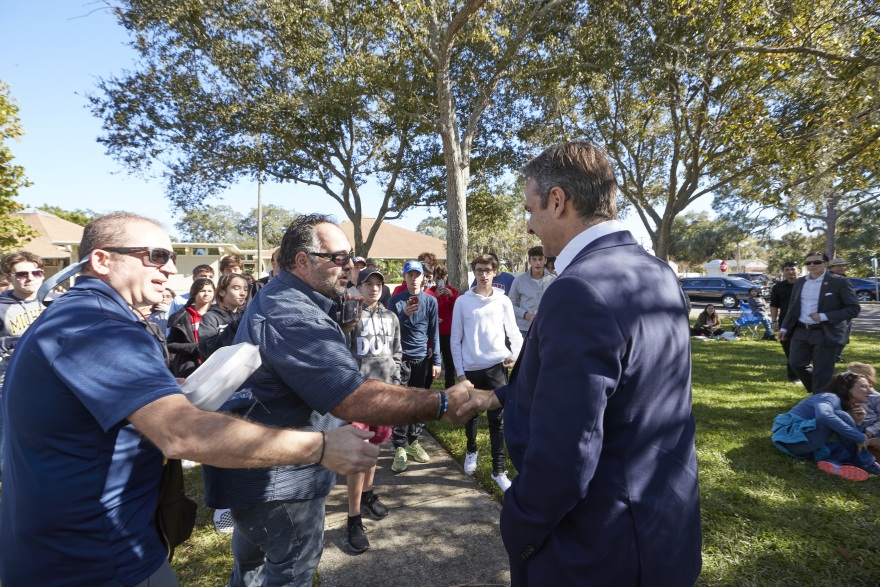 ΗΠΑ: Στον εορτασμό Αγιασμού των Υδάτων στο Τάρπον Σπρινκς ο Κυριάκος Μητσοτάκης 