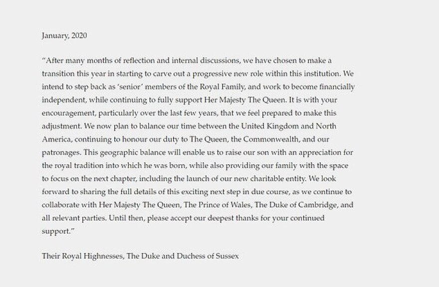 #Megxit: Το νέο site του Χάρι και της Μέγκαν σκιαγραφεί τη «μετάβαση» στον νέο τρόπο ζωής τους