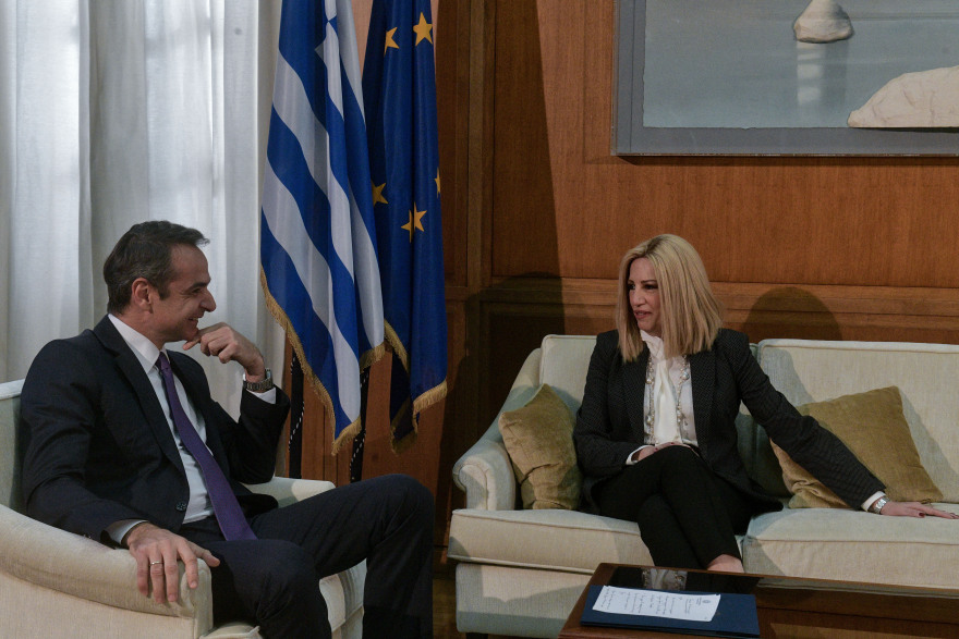 Μητσοτάκης: Δεδομένη η εθνική γραμμή - Γεννηματά: Επιμένω σε συμβούλιο αρχηγών