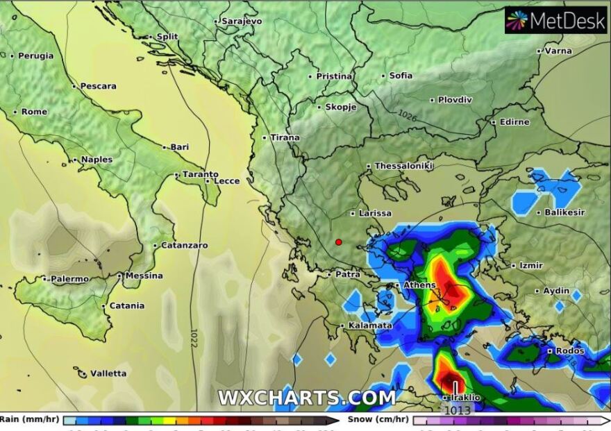 Καιρός: Πέφτει η θερμοκρασία - Βροχές, καταιγίδες και κρύο τις επόμενες μέρες
