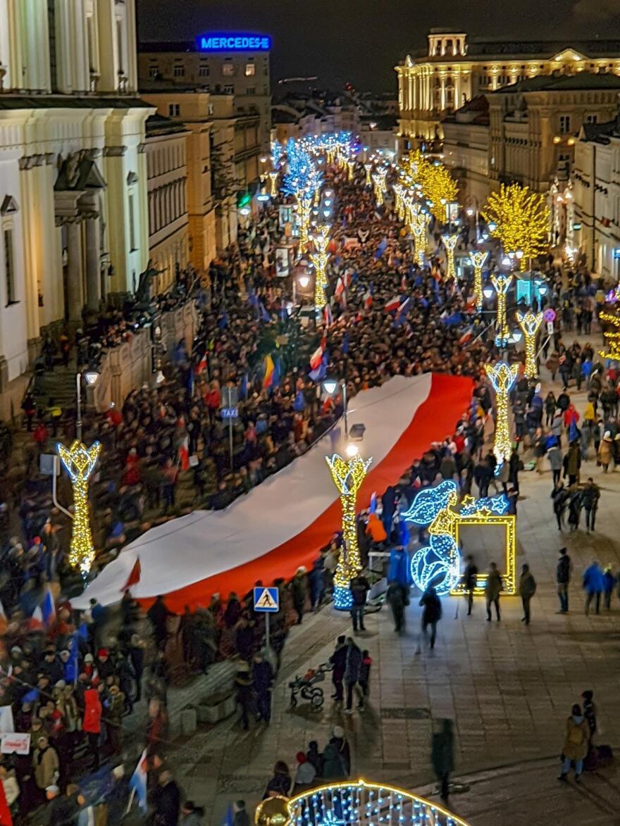 Η Ένωση Δικαστών και Εισαγγελέων συμμετείχε σε πορεία στη Βαρσοβία 