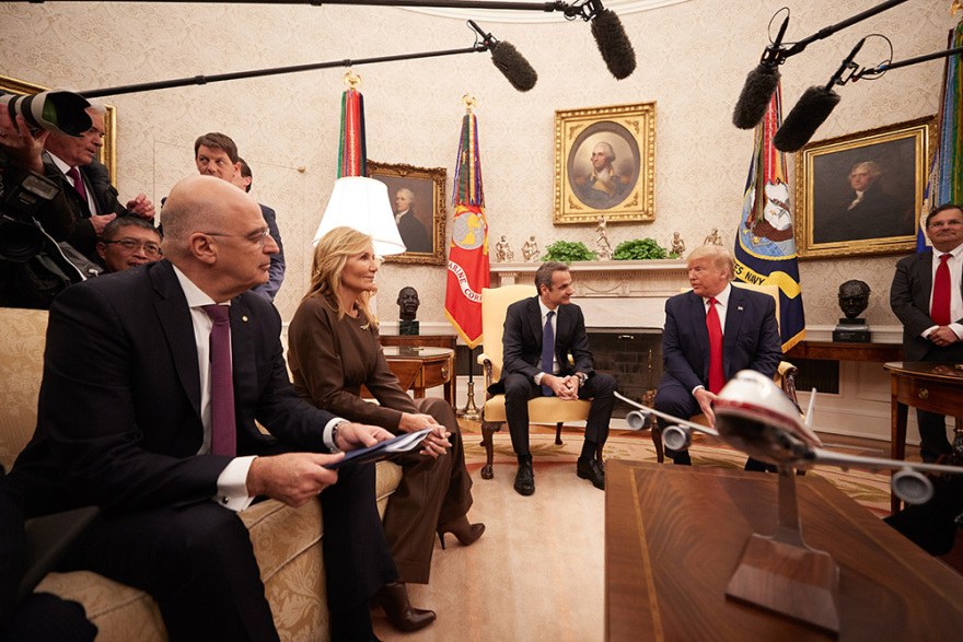 Ο Μητσοτάκης στον Λευκό Οίκο: Κόκκινες γραμμές στο οβάλ γραφείο