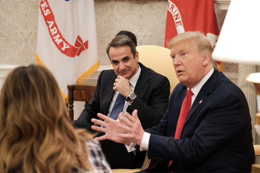 Ο Μητσοτάκης στον Λευκό Οίκο: Κόκκινες γραμμές στο οβάλ γραφείο