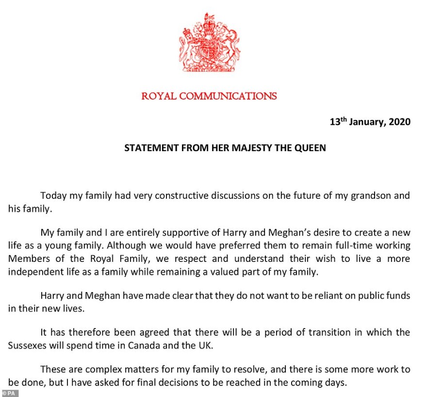 Megxit: Το παρασκήνιο για το «βελούδινο διαζύγιο» με τις ευλογίες της Ελισάβετ - Τα αναπάντητα ερωτήματα 