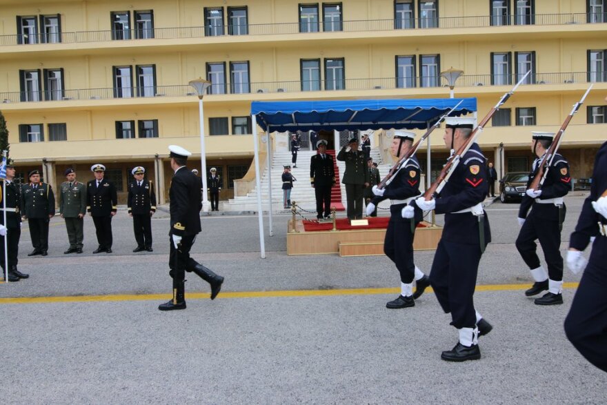 Η επίσημη υποδοχή του νέου Αρχηγού ΓΕΕΘΑ στο στρατόπεδο Παπάγου 