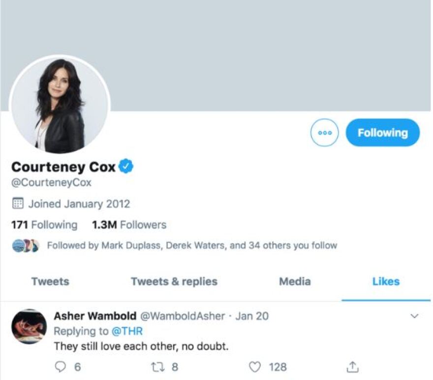 Άνιστον & Πιτ: Η Κόρτνεϊ Κοξ είναι βέβαιο πως τους θέλει ξανά μαζί