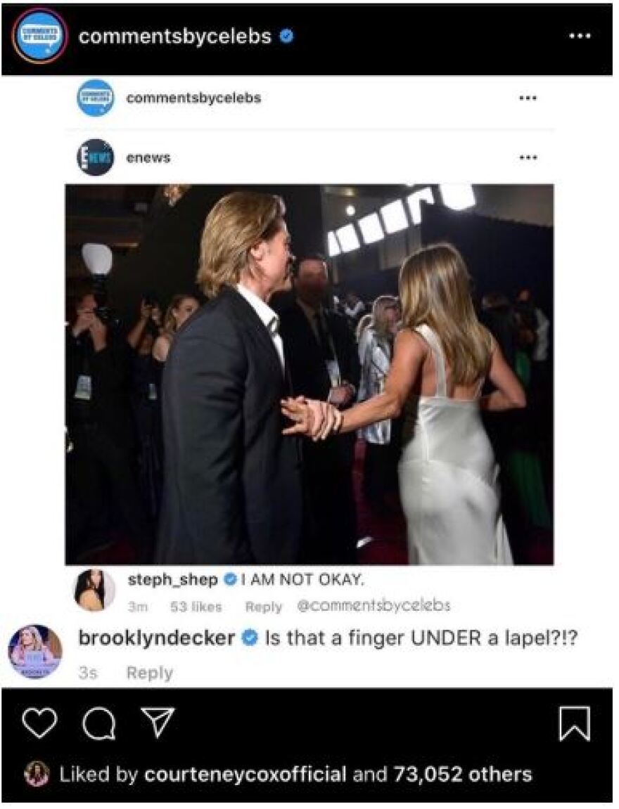 Άνιστον & Πιτ: Η Κόρτνεϊ Κοξ είναι βέβαιο πως τους θέλει ξανά μαζί