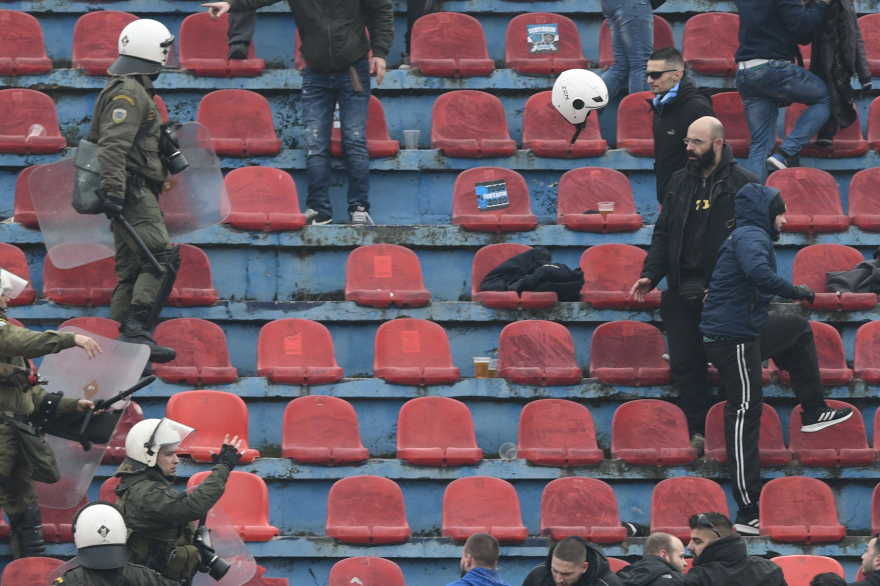 Πανιώνιος-Ατρόμητος: Μολότοφ και δακρυγόνα μετά τη λήξη