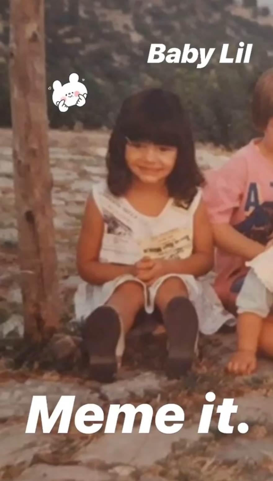 Η Ηλιάνα Παπαγεωργίου και η φωτογραφία από τα παιδικά της χρόνια 