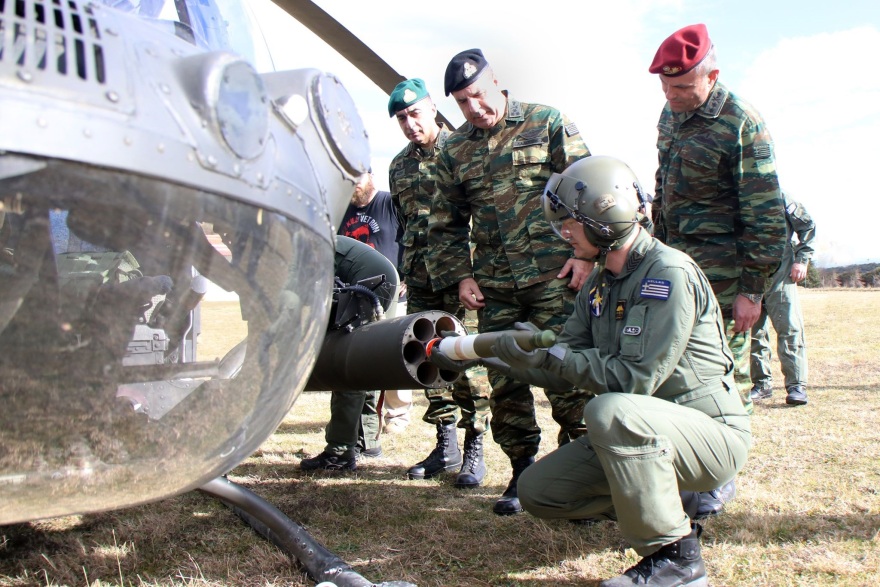Λιτόχωρο: Παρουσία του Αρχηγού ΓΕΣ οι πρώτες βολές των ελληνικών Kiowa