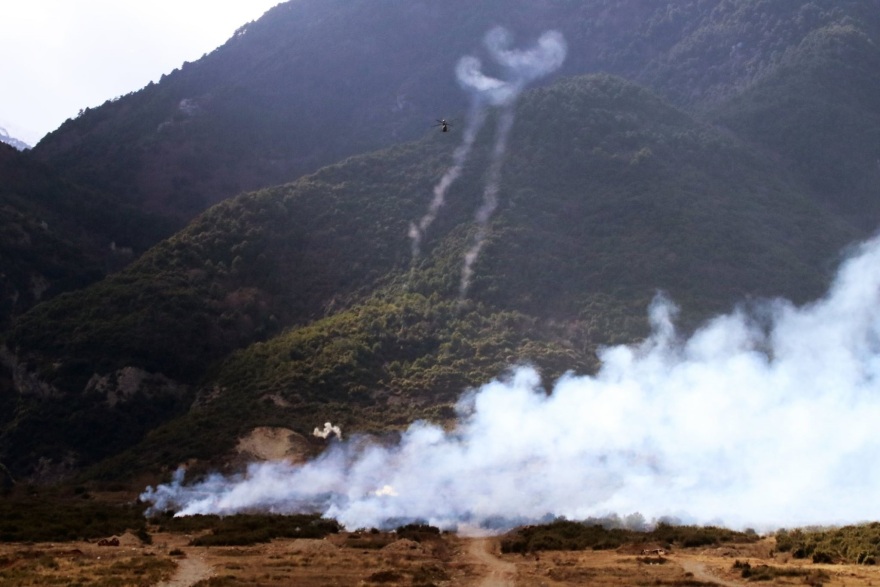Λιτόχωρο: Παρουσία του Αρχηγού ΓΕΣ οι πρώτες βολές των ελληνικών Kiowa