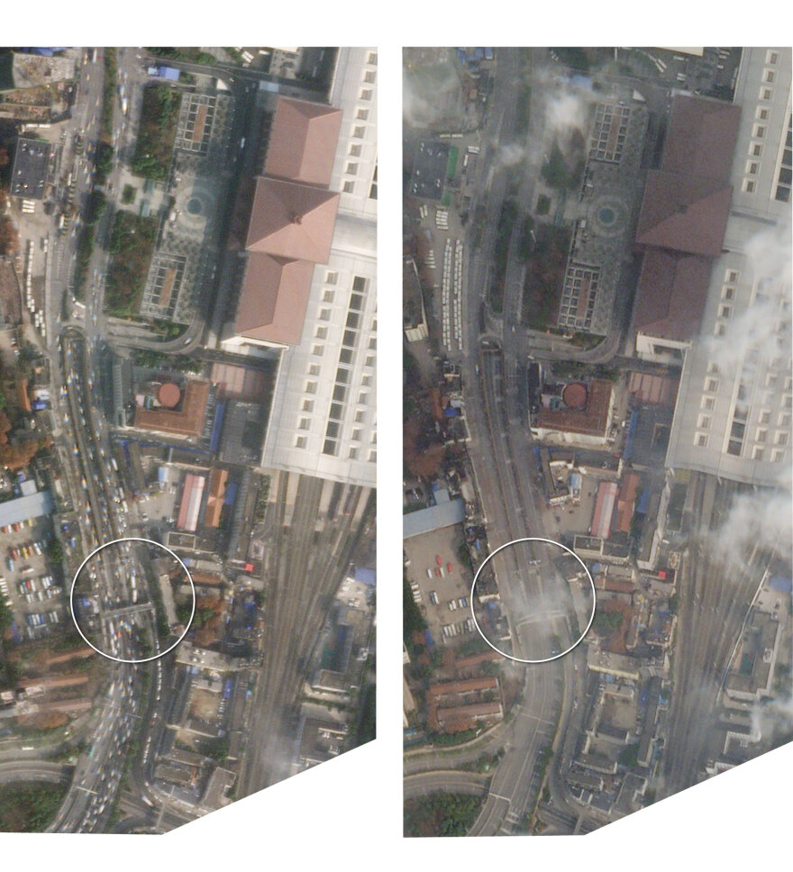 Κοροναϊός: Δεν κυκλοφορεί... ψυχή στους δρόμους της Ουχάν - Δείτε φωτογραφίες από δορυφόρο 