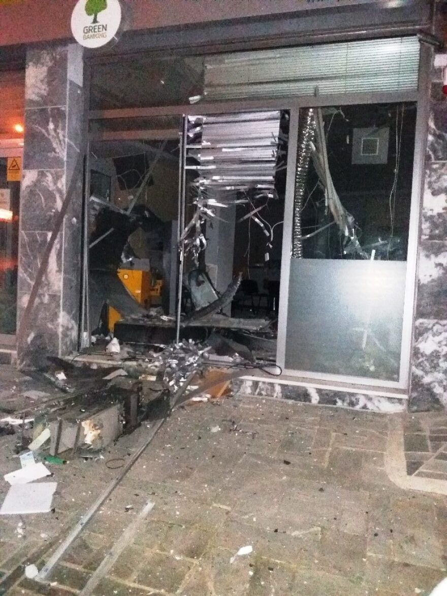 Έκρηξη και κλοπή σε ΑΤΜ στο Λυγουριό Αργολίδας