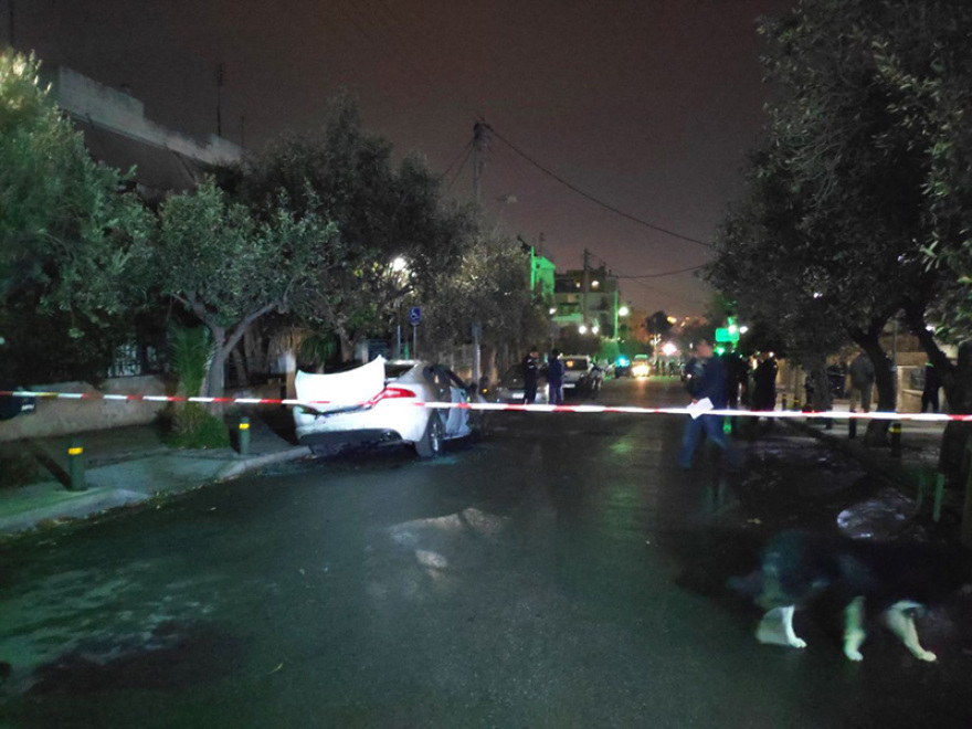 Έκρηξη στο αυτοκίνητο εκδότη στην Αγία Βαρβάρα