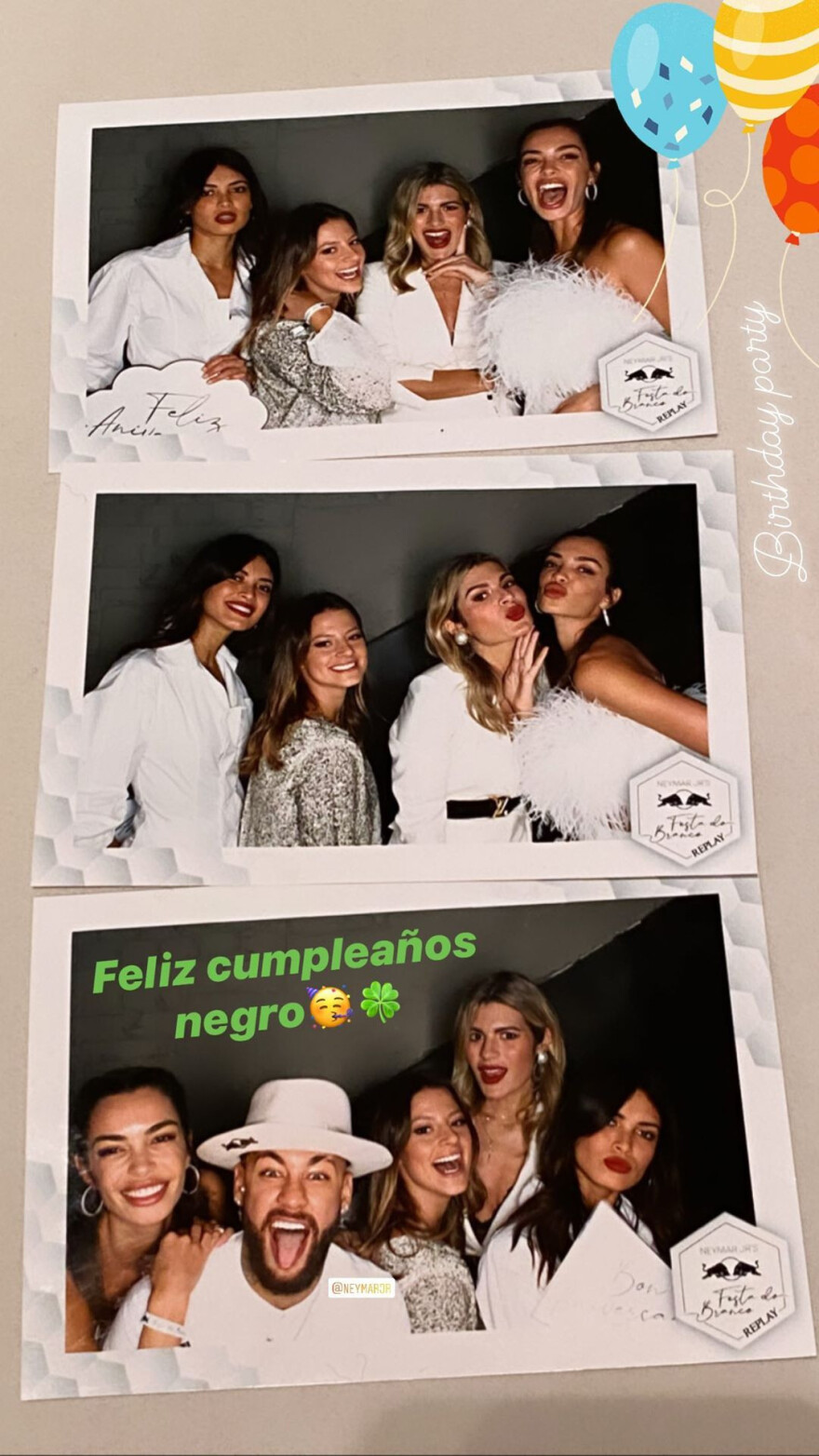 Δεκάδες νεαρά μοντέλα «βομβάρδισαν» τον Νεϊμάρ με μηνύματα για τα γενέθλιά του 