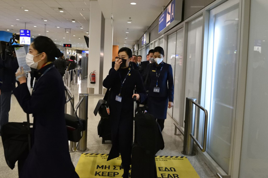 Κορωνοϊός - Δείτε βίντεο: Θερμομέτρηση επιβατών από την Κίνα στο «Ελευθέριος Βενιζέλος»