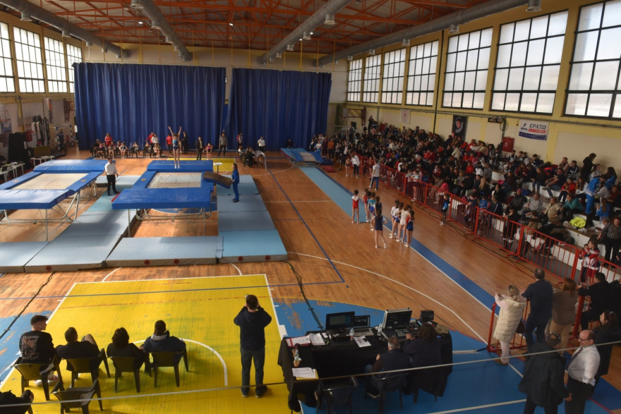 Γυμναστική: Διαφήμιση για το τραμπολίνο και για την Περαία το 7ο Διεθνές Κύπελλο «Αίας Θερμαϊκού»