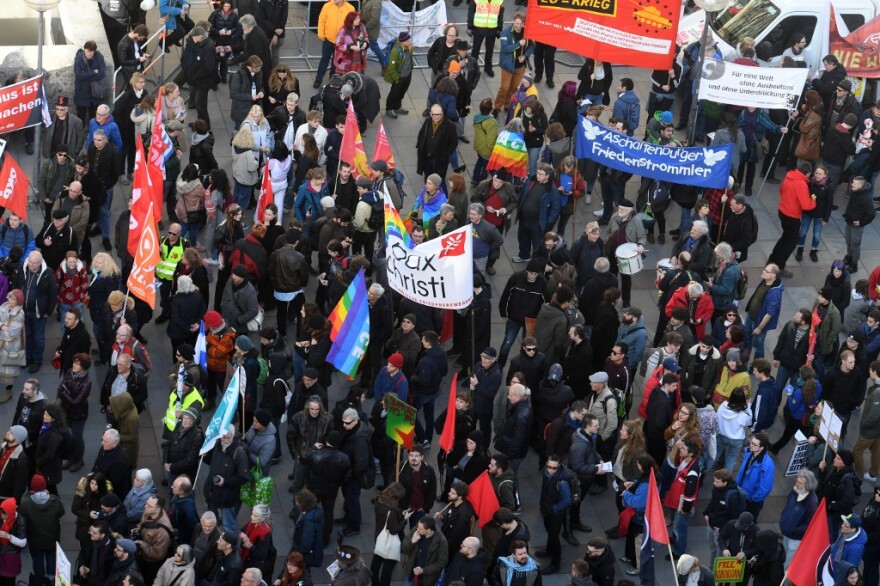 Διάσκεψη Μονάχου: Ιρακινός επιχείρησε να αυτοπυρποληθεί σε διαδήλωση