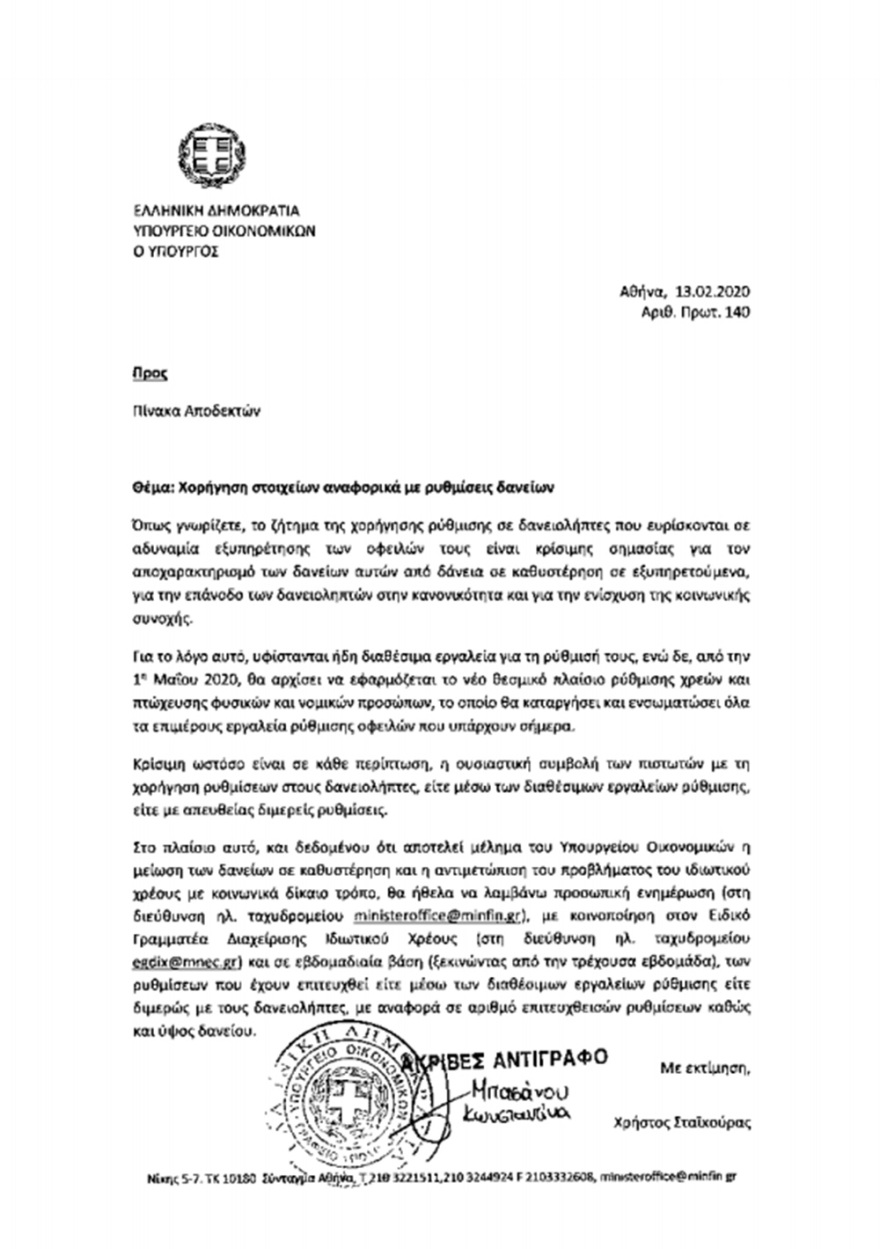 Οι 5+1 κινήσεις Σταϊκούρα για να σωθεί η πρώτη κατοικία