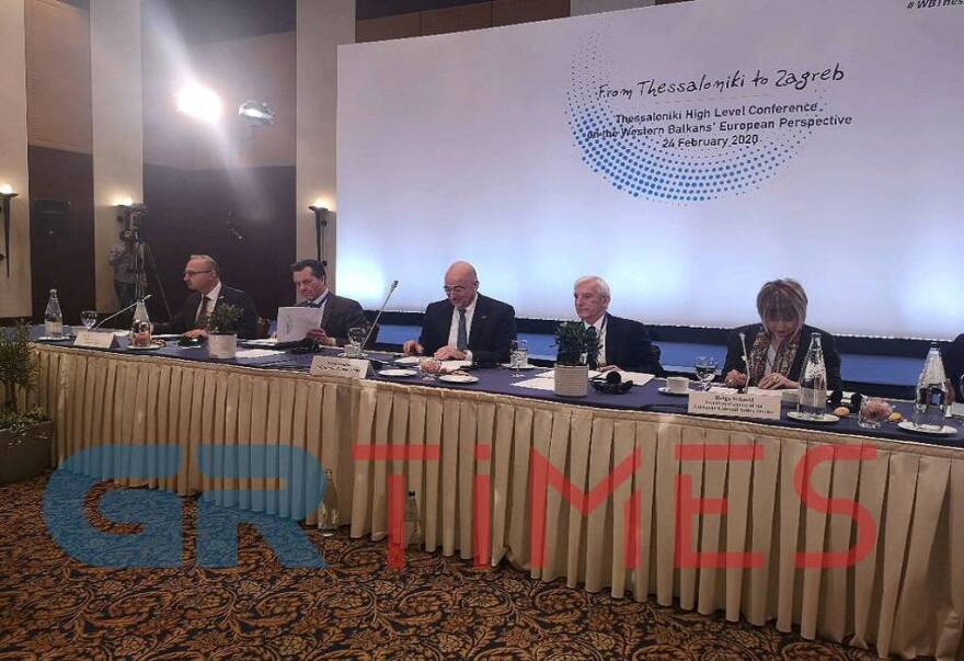 Δένδιας: Να στείλουμε ομόφωνο μήνυμα πλήρους ενσωμάτωσης των Δυτικών Βαλκανίων στην ΕΕ