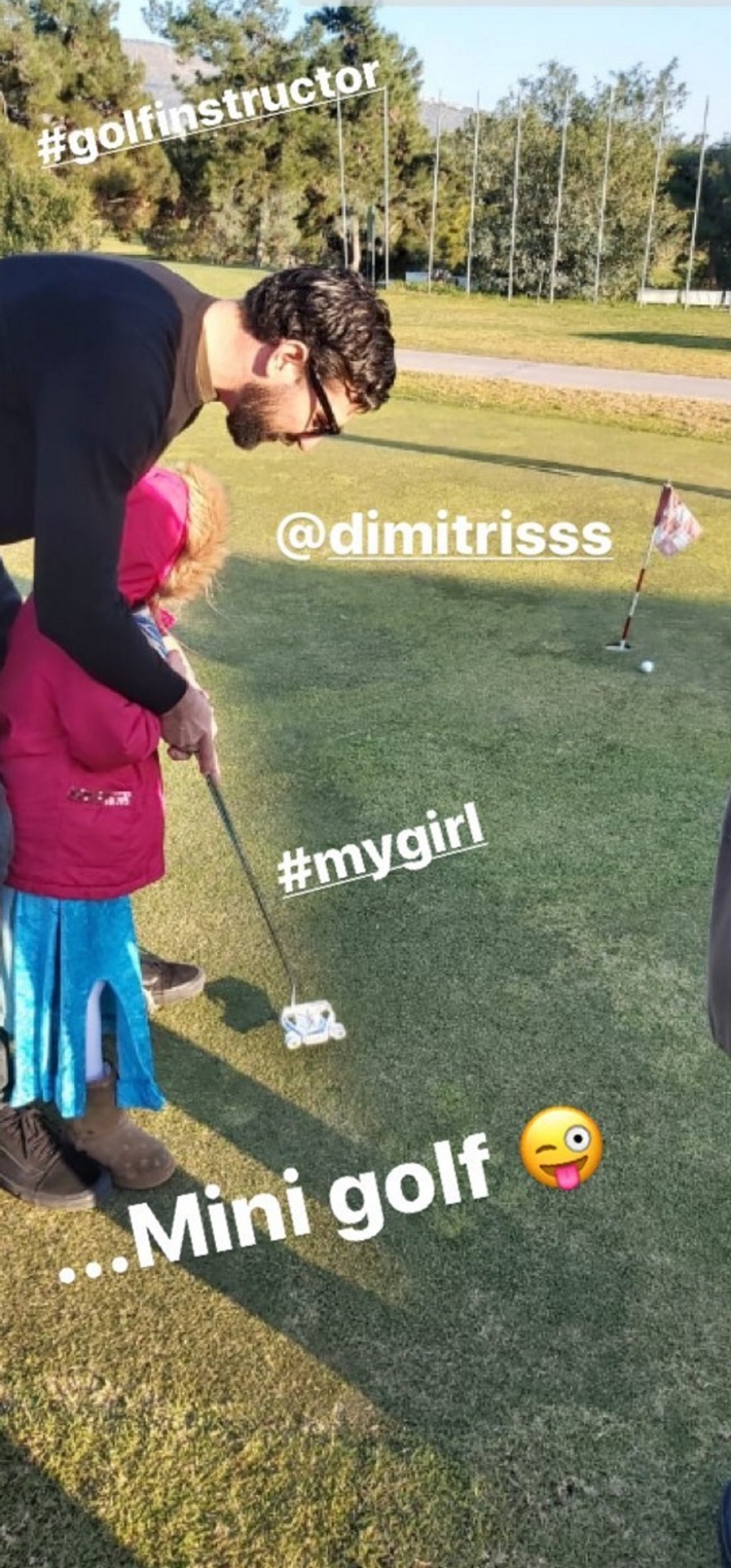  Ζέτα Δούκα: Η κόρη της άρχισε μαθήματα γκολφ