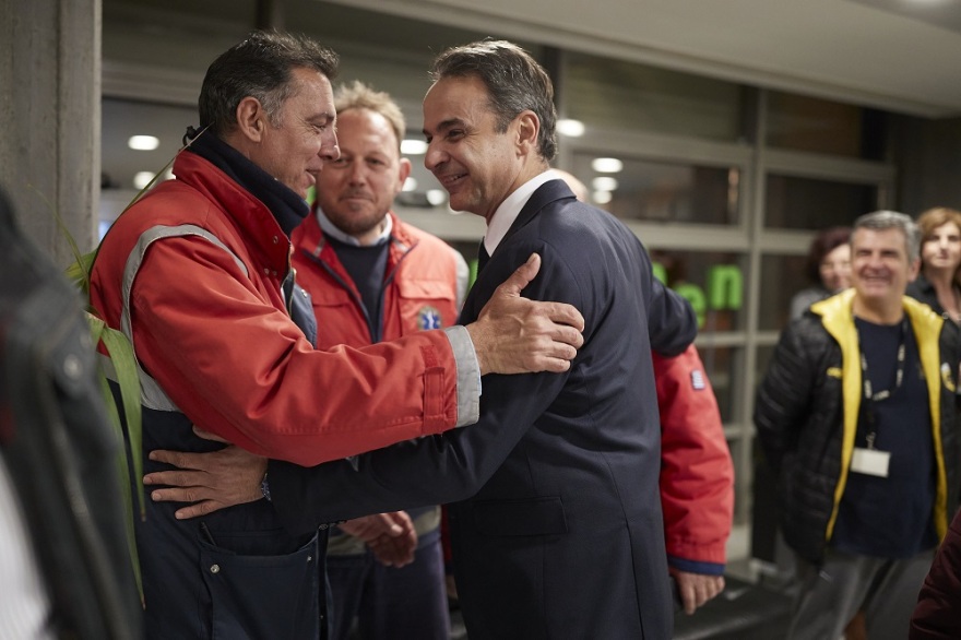 Eπίσκεψη Μητσοτάκη στο εργοστάσιο της Pharmathen στις Σάπες Ροδόπης