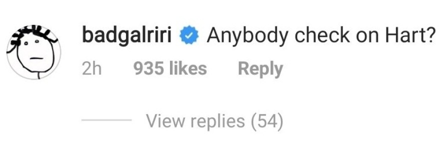 H Rihanna «τρόλαρε» τον Χαρτ για το φοβερό κάρφωμα από τον Λεμπρόν